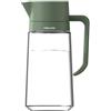 Fiskars Urban Plant Care Annaffiatoio in Vetro, 0,5 l, Design Elegante per Piante da Appartamento, Impugnatura Ergonomica, Altezza 19,9 cm, Vetro, Verde Oliva, 1080775