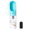 PETKIT Eversweet Borraccia per Cani Portatile, One-Touch Bottiglia da Viaggio per Cani,Senza BPA,Antibatterico,Adatto per Escursioni e Campeggio,400 ml(Blu)