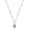 S'Agapõ Collana Girocollo Donna, Collana Donna in Acciaio e Cristalli | Collezione Aurora - SAR57