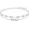 Cosie Lily Bracciale Donna Argento 925 Pietre Nascita Infinito Bracciale Gioielli Donna Doppia Catena Bracciale Cuore Regalo Donna Compleanno per Moglie Mamma Fidanzata Amica