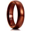 King Will Basic Anello da uomo in carburo di tungsteno in argento/nero/fucile - 2 mm/4 mm/6 mm/8 mm bombato, lucidato a specchio, confortevole, 64.7 (20.6), Metallo non prezioso, Non pietra preziosa