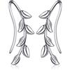 VONALA Orecchini in argento Sterling 925 con zirconia cubica, per donne e ragazze, 22,2 mm x 10,5 mm, Argento sterling, Zirconia cubica
