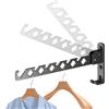 Vueinrg Appendiabiti da Parete Pieghevole Muro Gancio Appendiabiti Pieghevole in Lega di Alluminio Ripiegabile a 180° Portatile Stendino Appendiabiti da Parete per Lavanderia, Camera da Letto, Bagno