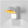 KAWELL 10W Moderna Applique da Parete LED Lampada da Muro Interno Esterno | Impermeabile IP65, 180 ° Girevole, per Camera da Letto Soggiorno Corridoio Ingresso Balcone