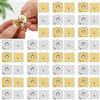 ANZOAT 30 Pezzi Bottoni Magnetici 18 mm, Metallo Bottoni Magnetici per Borse Bottoni Magnetici a Scatto, Bottoni Chiusura Magnetica Bottoni Automatici Magnetici per Borse Artigianato Vestiti (Oro, Argento)