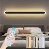 ZTWLEED 44W/120CM Applique da Parete LED Dimmerabile con Telecomando