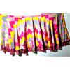 Vintage XL Vintage Sari Magic Wrap Gonne Multicolore Bohemien Hippie Gonna