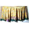Vintage XL Vintage Sari Magic Wrap Gonne Multicolore Bohemien Hippie Gonna