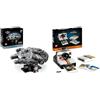 LEGO Star Wars Millennium Falcon, Modellino da Costruire per Adulti, Kit Astronave da Collezione & Ideas Fotocamera Polaroid OneStep SX-70 Kit Vintage per Adulti