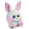 NICI GLUBSCHIS Rainbow Candy, morbido cucciolo di coniglio in peluche, da coccolare e con cui giocare, per bambini e adulti, fantastica idea regalo, 13 cm, multicolore - 63050