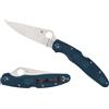 Spyderco POLICE 4 BLUE K390 PLAIN C07FP4K390