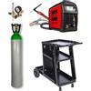 Telwin Technology Tig 202 Ac/dc - Hf/lift Vrd + Carrello + Bombola Ricaricabile Argon 14l + Riduttore Di Pressione