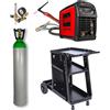 Telwin Technology Tig 222 Ac/dc - Hf/lift Vrd + Carrello + Bombola Ricaricabile Argon 14l + Riduttore Di Pressione