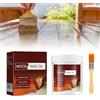 Myluatye Cera d'api per Legno,Wood Wax Oil 100g,Per La Cura Del Legno,Natural Beeswax Furniture Polish,Dei Mobili E Protezione Legno Di In Lucidante Mobili