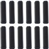INCREWAY 12 cuscinetti in silicone nero, autoadesivi anti-collisione per armadi, sedie, tavoli, porte, cassetti, coperchio del WC, protezione della superficie dei mobili, protezione da parete per