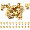 WestCH 20 Pezzi Getti Carburatore M5 Ugelli per Carburatore Getto Carburatore in Ottone 40, 42, 45, 48, 50, 52, 55, 58, 60, 62, 65, 68, 70, 72, 75, 78 80, 82, 85, 88 für Motorrad Roller Schaltmoped