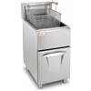 Ristoattrezzature Modello: 123462782921,Friggitrice a gas 55 litri su mobile singola vasca vano chiuso S/70 60x70 cm