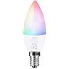 LGIDTECH FUT108 4W E14 LED 2.4GHz candela lampadina AC100-240V RGB + CCT colore e temperatura modificabile, funzione di memoria.Smartphone APP controllo tramite gateway (escluso)