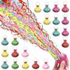 ChauLanBow 20 Stelle Filanti Scintillanti Colorate, Set Festa con Coriandoli a Mano, Decorazioni per Compleanno Capodanno Matrimonio Carnevale, Facili da Usare e Pulire