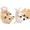 AGRIMONY Kawaii Pecore Rasate Peluche Giocattoli Carino Lamb Pupazzi Divertente Compleanno di Natale Valentino Festa Della Mamma Alpaca Regali per Lei Donna Bambina Bambino Farcito Animali Capra Decor (Giallo)