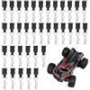 Zenovate 36 Pcs Clip Carrozzeria RC con Linguetta, RC Car Clips in Acciaio Inossidabile per Auto RC 1/10 1/12 1/16 1/18, Fermagli RC Auto Compatibili con Deerc/Haiboxing