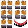 Yiqigou 5 Pares Amass MR60 Conectores Macho-Hembra con Bota y Tubo Termorretráctil