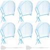 IANFAN 6 cappucci per evidenziare i capelli, con ganci in plastica, usa e getta, per evidenziare la tintura, per salone di parrucchiere