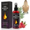 AMAINKI Siero Crescita Capelli con Olio di Ricino Biologico & Rosmarino - Anticaduta Capelli Donna Uomo - Con Biotina e Peptidi - Rinforza Barba e Cuoio Capelluto - 60ml Spray