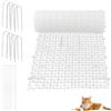 XHYASD 30 x 200 cm Dissuasori per Gatti, Griglia per Spine Contro Gatt con 8 Punte Giardino Interno Esterno (Bianco)