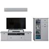 trendteam smart living - Set di baxter in legno, 273 x 180 x 41 cm