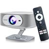 Salange Proiettore Compatibile con Netflix 1080P Nativo Supporta Proiettore 4K