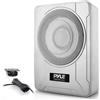 Pyle Subwoofer Amplificato 20 Centimetri 600 Watt Casse Auto Stereo Compatte Marine