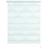 Gardinia Doppia Tenda a Rullo Oscurante da Fissare o incollare, Doppio Rullo/Catena Laterale, Trasparente e Opaco, Tutte Parti Montaggio Incluse, Triangolo, Bianco, 100 x 150 cm (LxA)