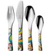 WMF Set Posate Bimbo Paw Patrol Acciaio Inox, Set 4 Pezzi con Coltello, Forchetta, Cucchiaio e Cucchiaino, per Bambini a Partire dai 3 Anni, in Cromargan Lucido, Lavabili in Lavastoviglie, 18/10