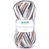 120 Gründl Lisa Premium Filato, Acrylic, Colore Nero-Grigio-Bianco, 3,50-4,50 mm