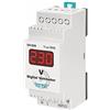 Tense Elektronik Tense DV-DIN - Misuratore di tensione alternata, voltmetro AC, montaggio su guida DIN, 0-500 V, monofase