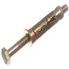 Merriway Bulk Hardware BH03961 Bullone di Ancoraggio a Tassello Libero, Testa Esagonale, M12, 100 mm, Giallo, Set di 2