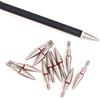 Lamehfyo 6pcs Tiro con L'Arco Freccia Punto Freccia Punti Campo Bersaglio 70-125 Grana Avvitare Punte Frecce Esercitazione al Bersaglio Punta di Freccia (90 Grain)
