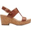 Clarks Donna Giselle Style, Pelle marroncino chiaro, 40 EU