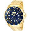 INVICTA Pro Diver 35726 Orologio da Uomo - Impermeabile - Analogico - Movimento Automatico - acciaio inossidabile con quadrante blu - 47mm