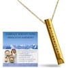 HALUKAKAH I AM LOVED Collana Respirazione Zen con Catena in Placcato Oro 18K:Strumento di Meditazione e Sollievo dall'Ansia per Rilassamento,Pratica Respiratoria,Sale dell'Himalaya Incluso