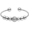 Purelei Anxiety Balance Ring - Anello regolabile con sfera di bilanciamento e elementi mobili, in acciaio inox placcato oro 14 K, placcato oro rosa 18 carati o argento, impermeabile, Verstellbar 58-62