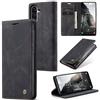 Ottcooed Cover per Samsung Galaxy A56 5G Custodia, Cover Pellicola a Libro Portafoglio in Pelle Porta Carte Protettiva Slot per Scheda Flip Case Wallet Case con Samsung Galaxy A56 5G, Nero
