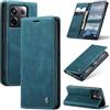 Ottcooed Cover per Xiaomi Redmi Note 13 Pro 5G Custodia, Cover Pellicola a Libro Portafoglio in Pelle Porta Carte Protettiva Slot per Scheda Flip Case Wallet Case con Redmi Note 13 Pro 5G, Blu verde