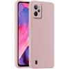 HULLIN Custodia per Telefono in Silicone Colorato, Adatta per Realme C31 (6.5) - Polvere di sabbia