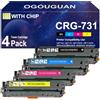 OGOUGUAN Compatibile Cartuccia Toner Canon 731 CGR-731 con Chip per Canon i-SENSYS LBP7100Cn LBP7110Cw MF623Cn MF628Cw MF8230Cn MF8280Cw (4-Pack)