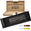 BLESYS A1321 Batteria A1286 per MacBook Pro 15" metà 2009 e metà 2010 MB985LL/A MB986LL/A MC118LL/A MC371LL/A MC372LL/A MC373LL/A Series 77.5Wh [Batteria ai polimeri di litio]