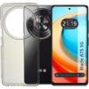 KEJI Cover in TPU, Morbido Custodia Cover Slim Anti Scivolo Custodia Protezione Posteriore Antiurto per ZTE BLADE A75 5G (Trasparente)