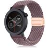 PaceBid 22mm Cinturino per CMF by Nothing Watch 3 Pro, Uomini Donne Sport Intrecciato Nylon Magnetico Elastico Bracciali Cinturini di Ricambio per CMF by Nothing Watch Pro 2/3 Smartwatch - Viola