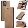 Ottcooed Cover per iPhone 13 Mini Custodia, Cover Pellicola a Libro Portafoglio in Pelle Porta Carte Protettiva Slot per Scheda Flip Case Wallet Case con iPhone 13 Mini, Marrone